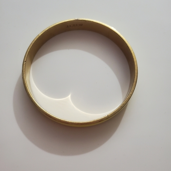 💛 Vintage 1990s 90s J.Crew Yellow Enamal Skinny Bangle Bracelet 💛 - Picture 14 of 16